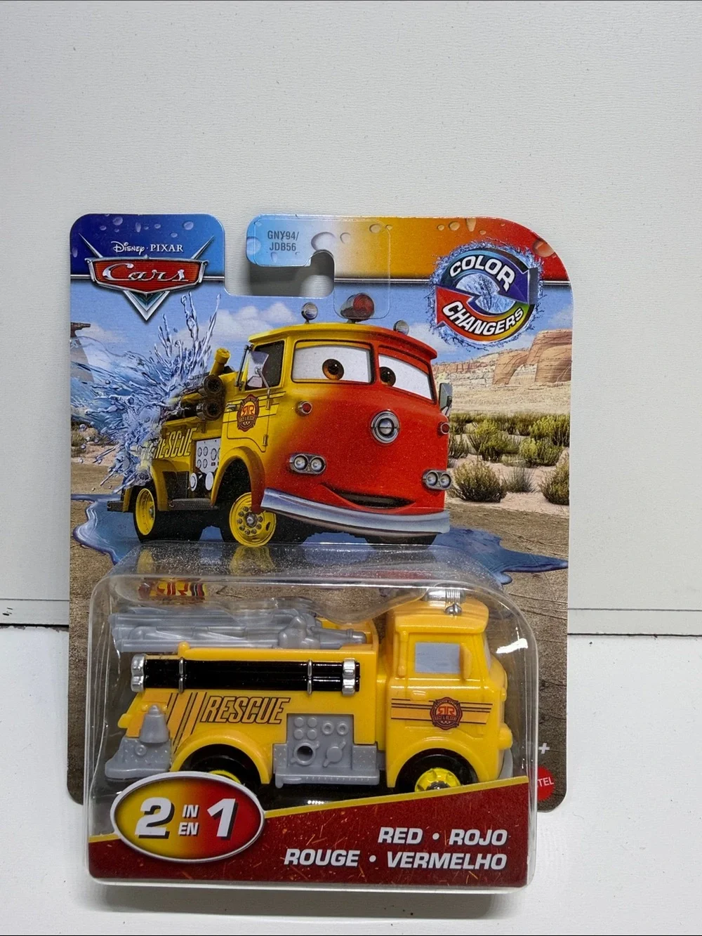 Disney Cars Color Changers Rescue Truck - Yellow/Red